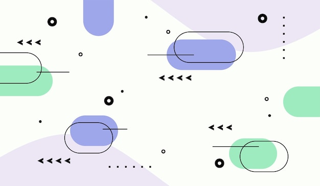 Modernes, sauberes abstraktes vektordesign für den hintergrund mit geometrischen und süßen farben