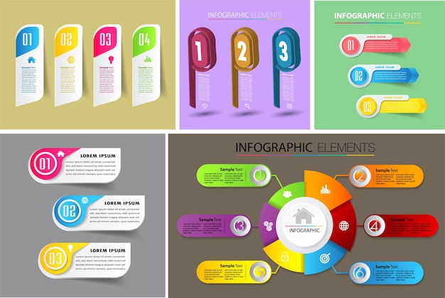 Vektor modernes textfeld vorlage infografik banner