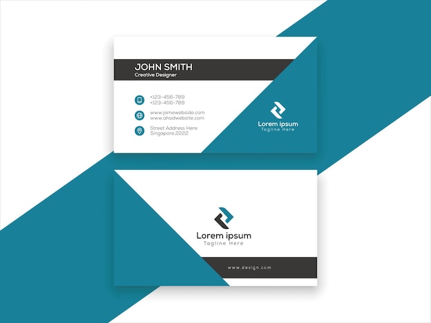 modernes Visitenkartendesign