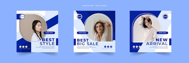 Modeverkauf Instagram Beiträge Bundles Sammlung