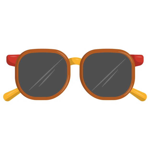 Modische farbenfrohe quadratische Sonnenbrille für den Sommer