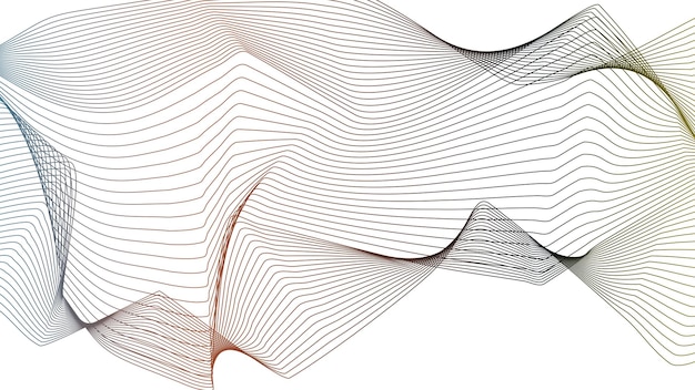Vektor moiré-musterhintergrund zum erstellen auffälliger und dynamischer designs auf isoliertem hintergrund