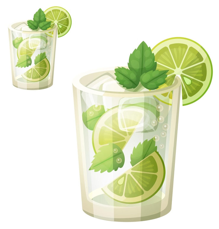Vektor mojito-illustration cartoon-vektor-symbol