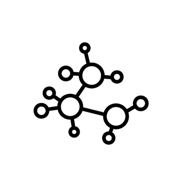 Molekülzeichen-symbolvektor