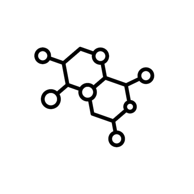 Molekülzeichen-Symbolvektor