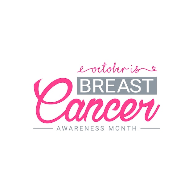 Monat des Bewusstseins für Brustkrebs Pink October Brustkrank