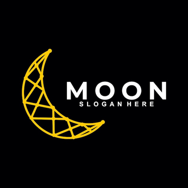 Vektor mond-logo-vektor-design-vorlage