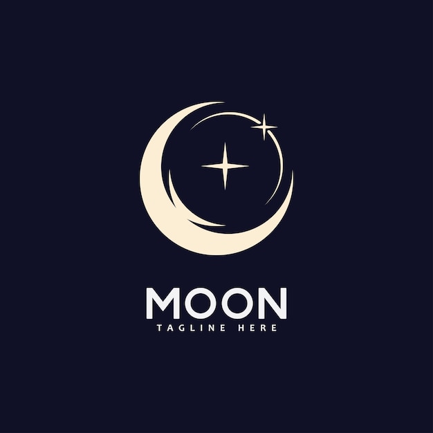 Mond-logo-vektor-icon-design-vorlage