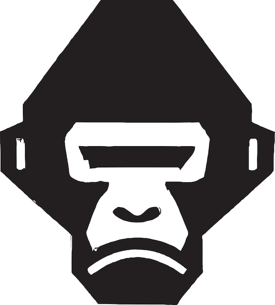 Vektor monkey business ein wunderbares wild-affen-vektor-logo