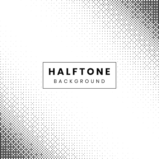 Monochrome Gradiant Pattern Halbton