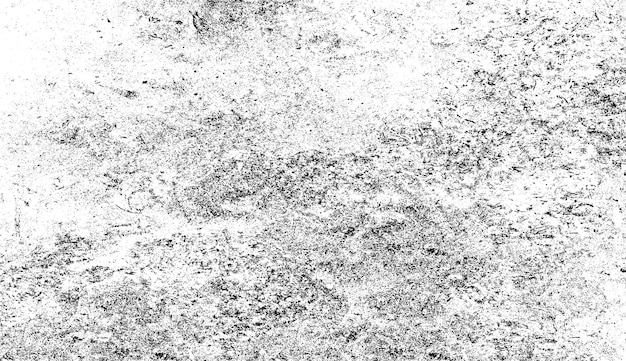 Vektor monochrome textur mit unregelmäßigen grafischen elementen. distressed grunge-hintergrund