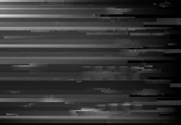 Monochromer Bildschirm-TV-Glitch-Vektorhintergrund