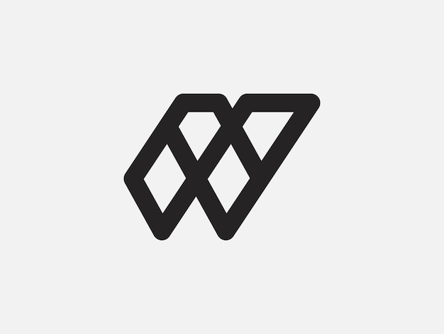 Monogramm-AN-Brief-Typografie-Logo-Design