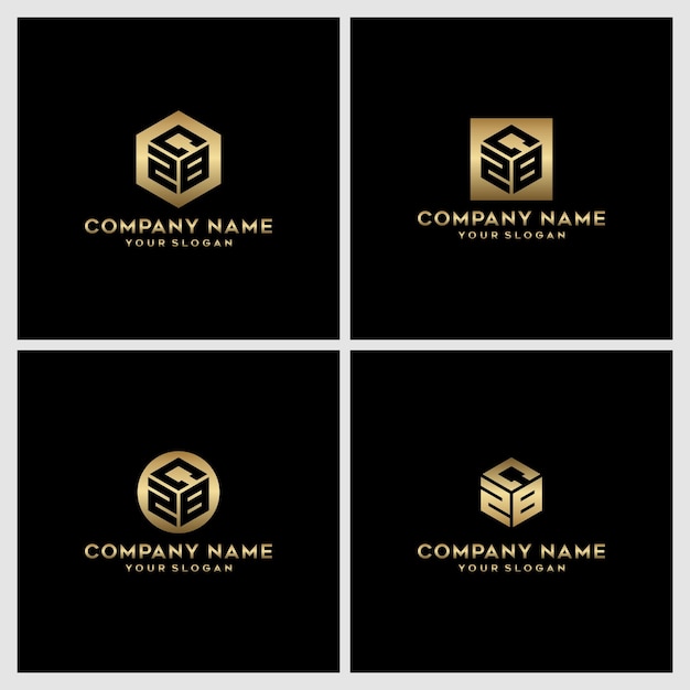 Monogramm-gold-logo-design