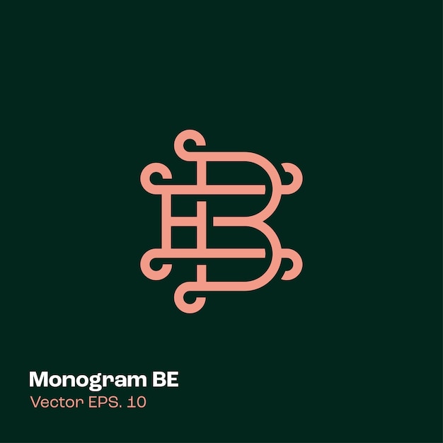 Monogramm-logo be