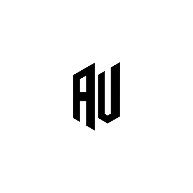 Monogramm-Logo-Design Buchstaben-Text-Name-Symbol Monochrom-Logotyp-Alphabet-Zeichen-Einfach-Logo