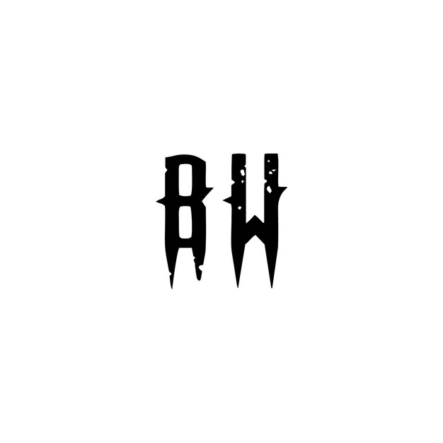 Monogramm-Logo-Design Buchstaben-Text-Namen-Symbol Monochrom-Logotipp-Alphabet-Zeichen-Einfach-Logo