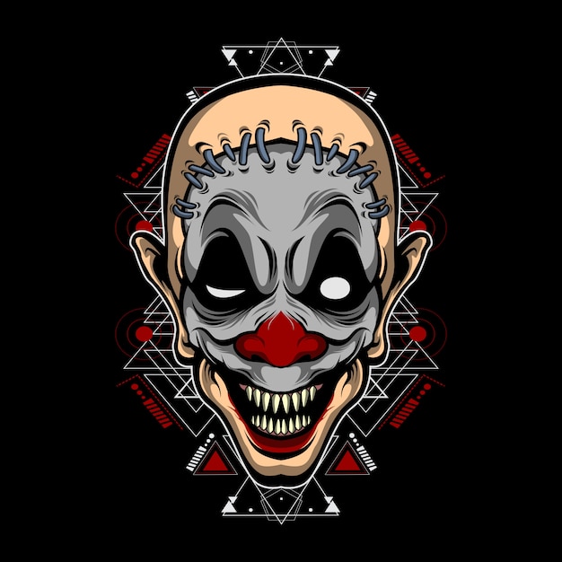 Vektor monster clown