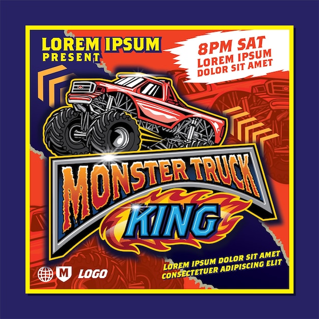 Monster-truck-show-plakat