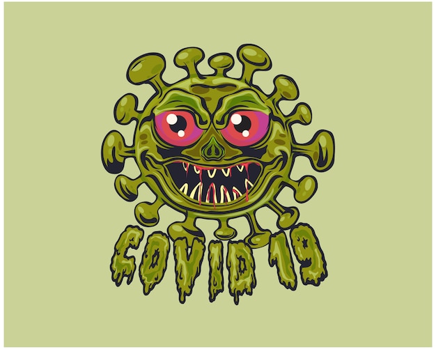 Monster virus illustration