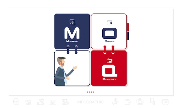 Moq infografik-elemente und infografik-elemente stock illustration infografik, flussdiagramm