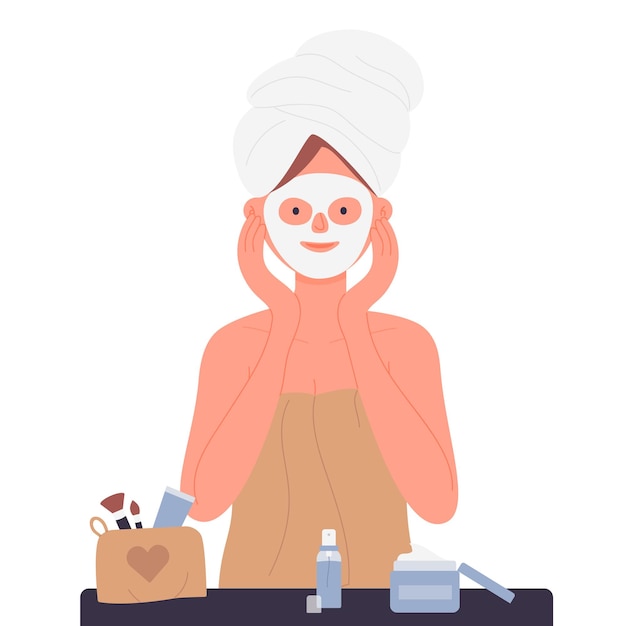 Morgenroutine für die Gesichtspflege