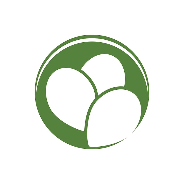 Moringa blatt logo vorlage vektor symbol natur