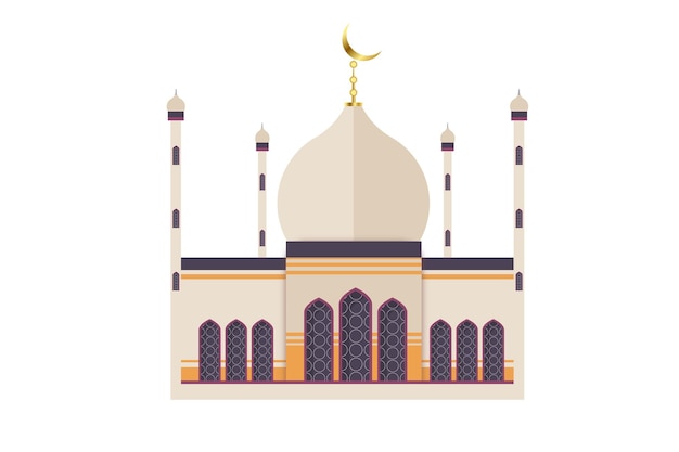 Vektor moschee-design-vektor-illustration