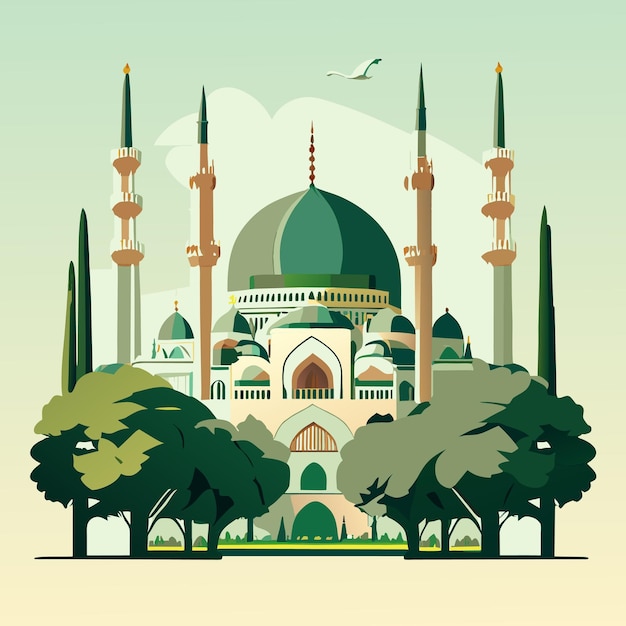 Moschee-Illustration