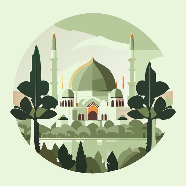 Moschee-Illustration