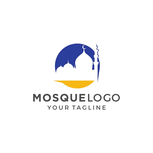 Moschee-logo-design-vektor-vorlage