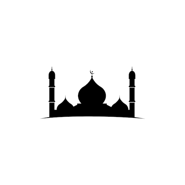 Moschee muslimische symbol vektor illustration design-vorlage
