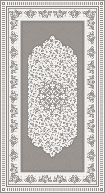 Moslemischer Gebetsteppich im türkischen Stil