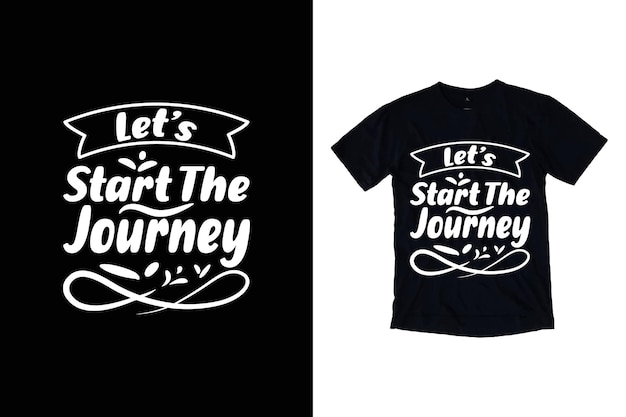 Motivierende T-Shirt-Designs-Vorlage