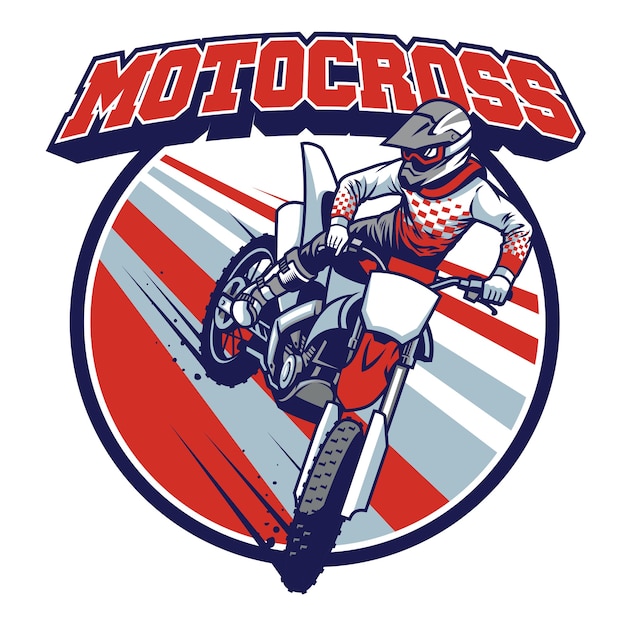 Motocross-abzeichen-design