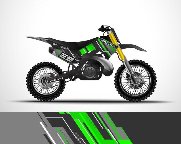 Motocross wrap design