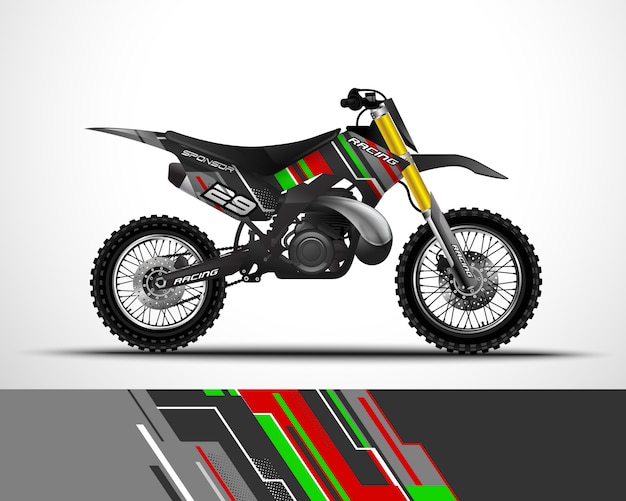 Motocross wrap design