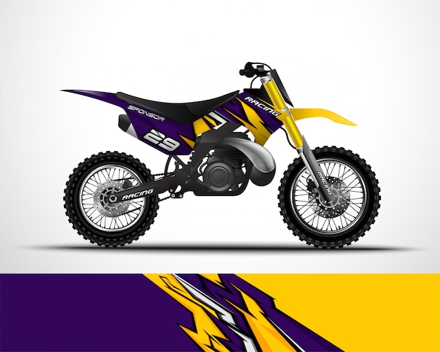 Motocross wrap design