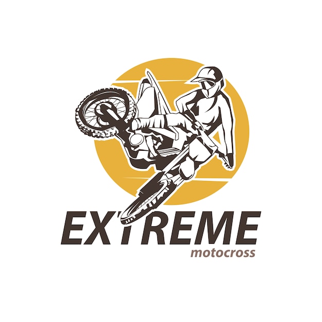 Motor cross extreme schriftzug