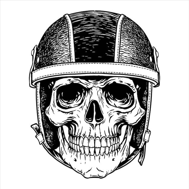 Motorrad biker schädelkopf helm moto tattoonemblem,