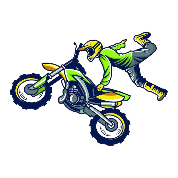 Motorrad-freestyle-vektor