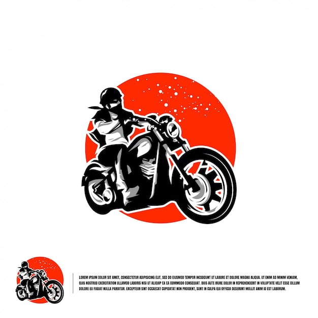 Motorrad logo vorlage