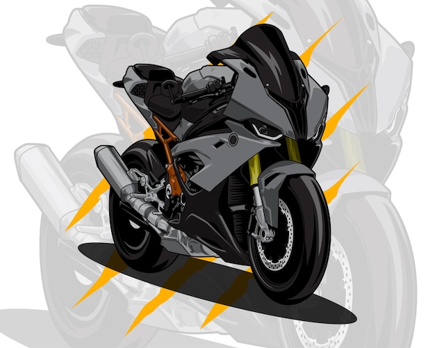 Motorrad-Superbike-Vektor