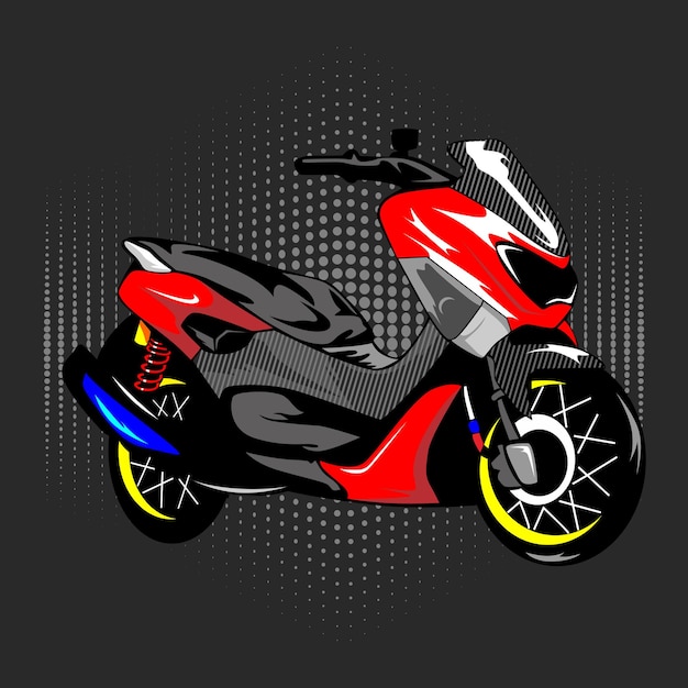 Vektor motorrad