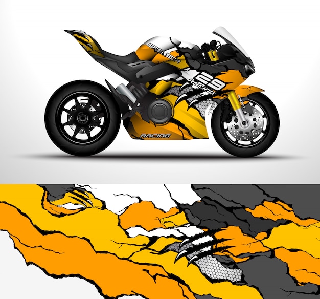 Motorradverpackungsdesign