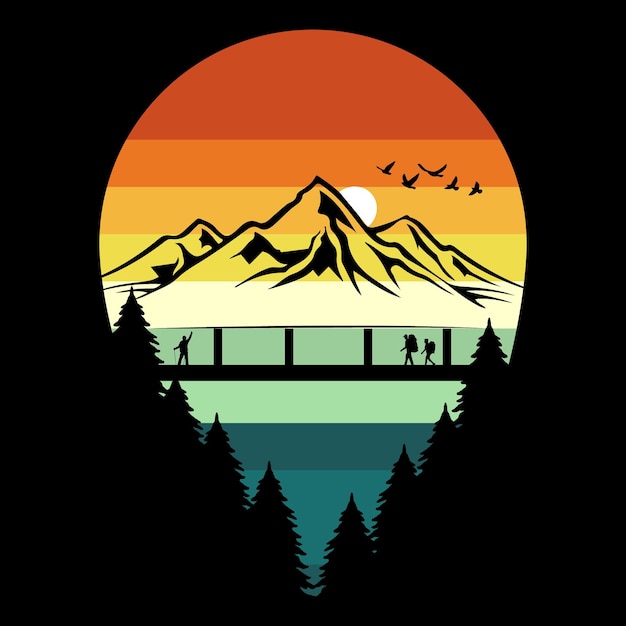 Mountain calling you wander-t-shirt-designs