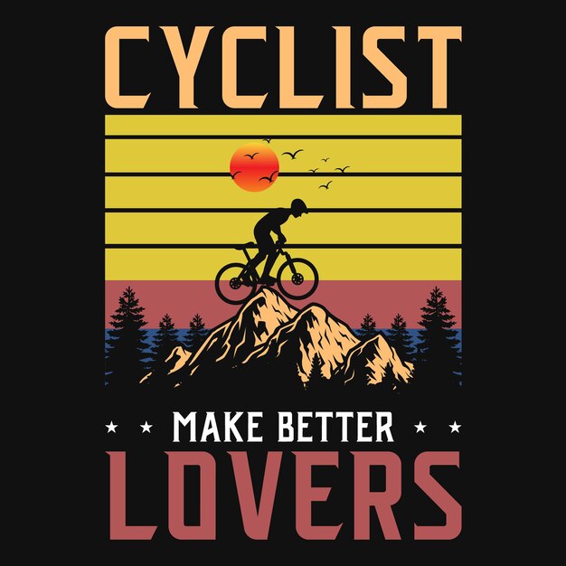 Mountainbike-fahrer-t-shirt-design