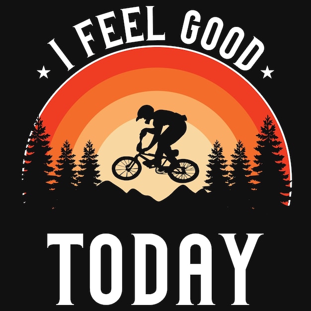 Mountainbike-fahrer-t-shirt-design