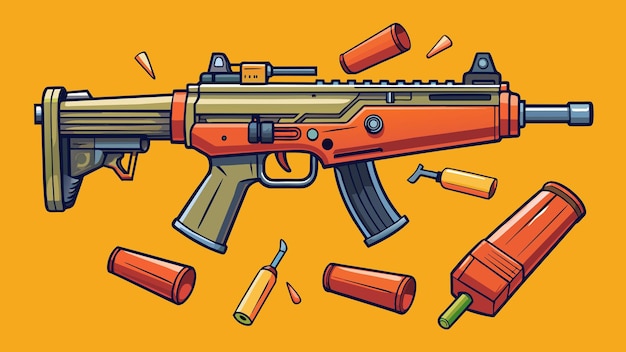 Vektor mp5-vektorgrafik-illustration eps-quelldateiformat verlustlose skalierung ikonen-design