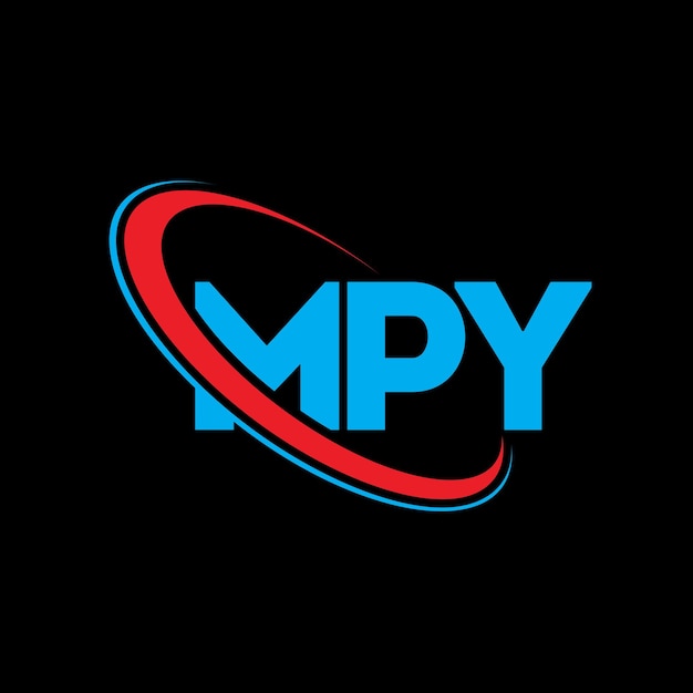 MPY-Logo MPY-Brief MPY-Buchstaben-Logo-Design Initialen MPY-logo mit Kreis und Großbuchstaben monogramm Logo MPY-Typographie für Technologieunternehmen und Immobilienmarken